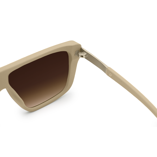 TOPFOXX Sunglasses Rayz - Limited Edition Nude Squared Sunglasses