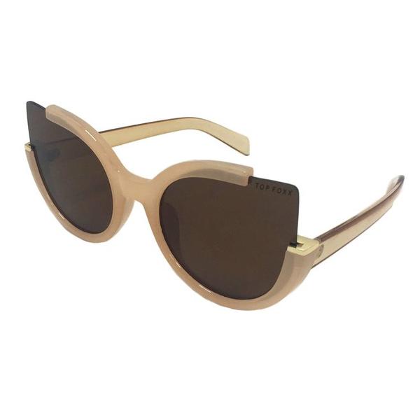 TOPFOXX Sunglasses Sustainable Chloe- Nude - Brown
