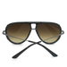 TOPFOXX Ivy Luxe - Olive Tangle-Free Round Aviator Sunglasses - Product image