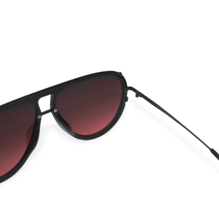 TOPFOXX Sunglasses Ivy Luxe - Ruby Tangle-Free Round Aviator Sunglasses