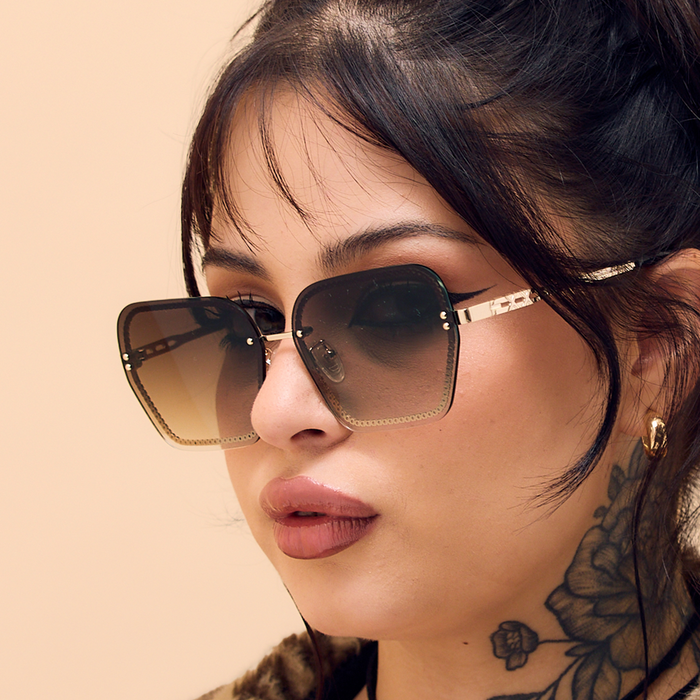 TOPFOXX Sunglasses Chain Reaction - Faded Brown