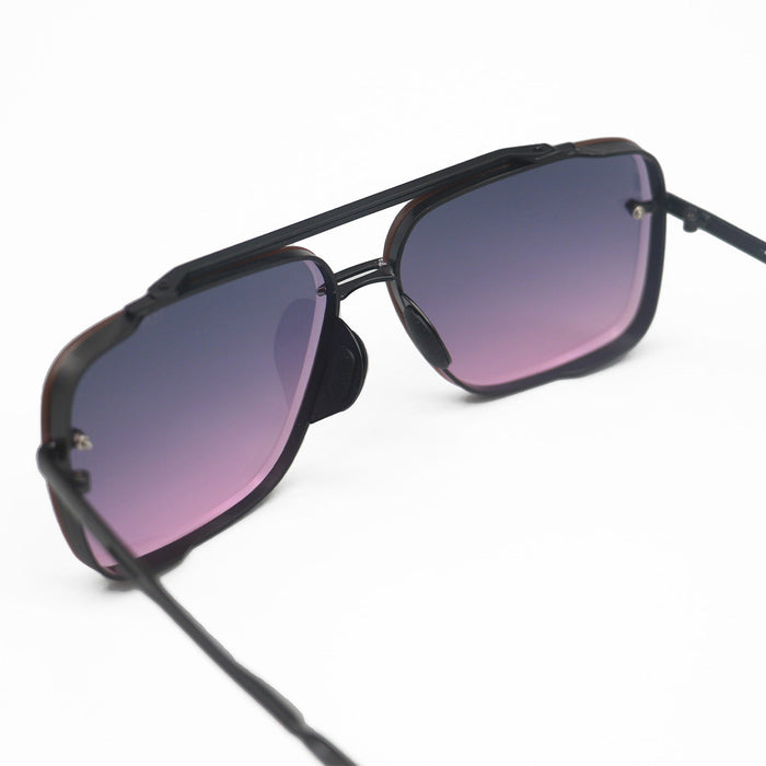 TOPFOXX Sunglasses Bella Faded Purple and Pink - Tangle Free Aviator Sunglasses
