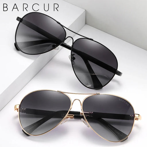 BARCUR Polarized Pilot Sunglasses - Product image