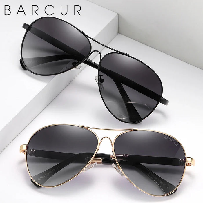 BARCUR Polarized Pilot Sunglasses