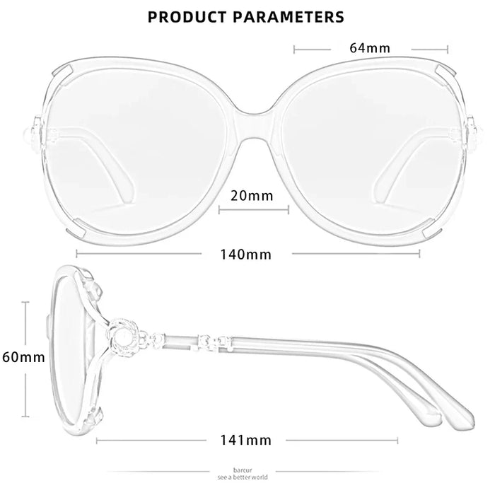 BARCUR Sunglasses Trendy Butterfly Design Fashion