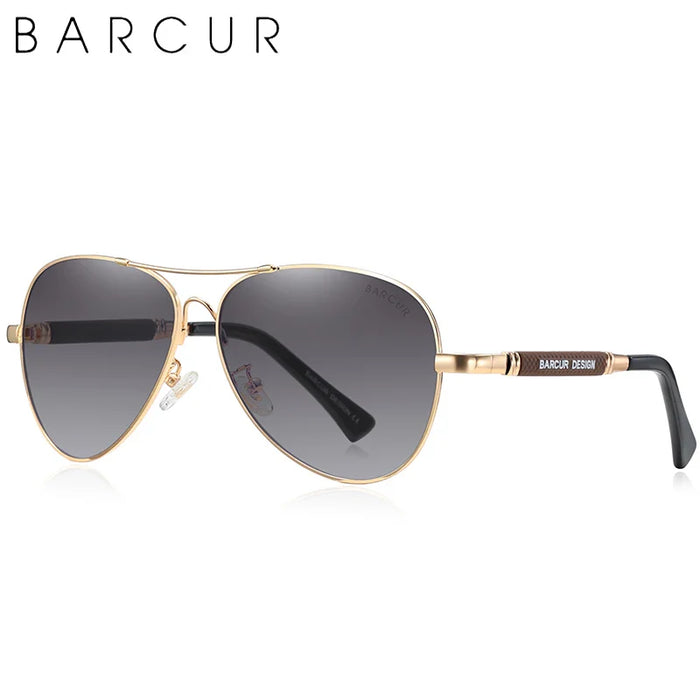 BARCUR Polarized Pilot Sunglasses