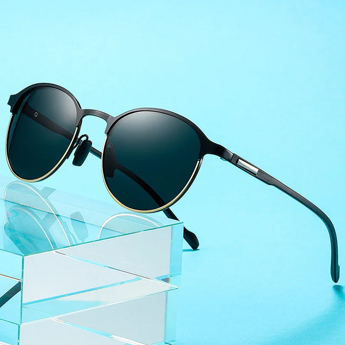 BARCUR Trendy Sunglasses Women’s Polarized Round