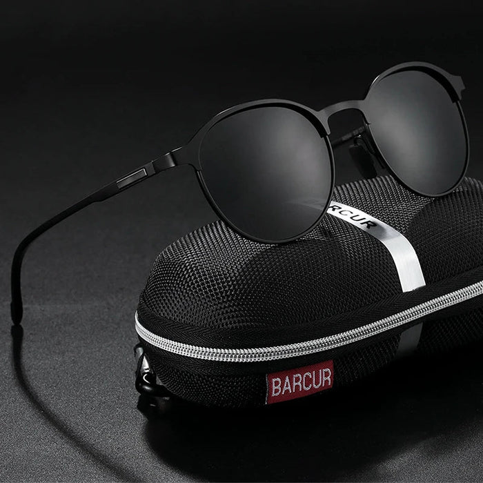 BARCUR Trendy Sunglasses Women’s Polarized Round