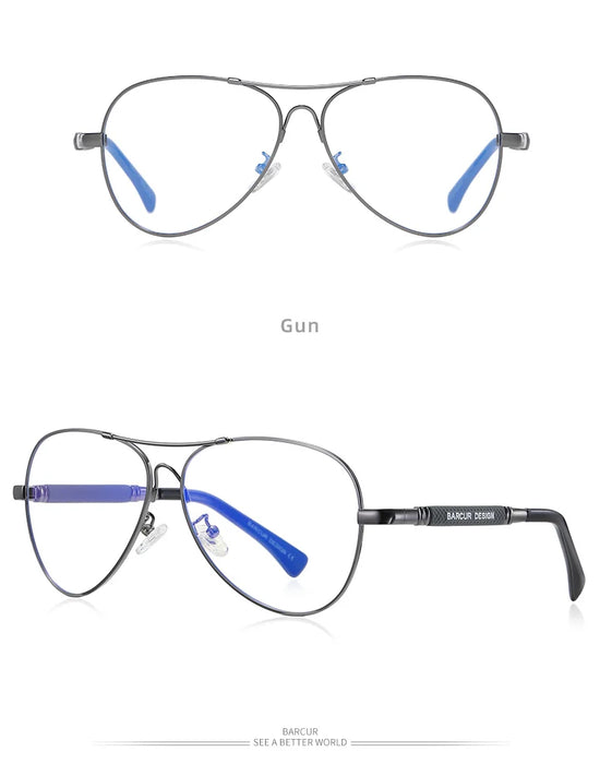 BARCUR Polarized Pilot Sunglasses