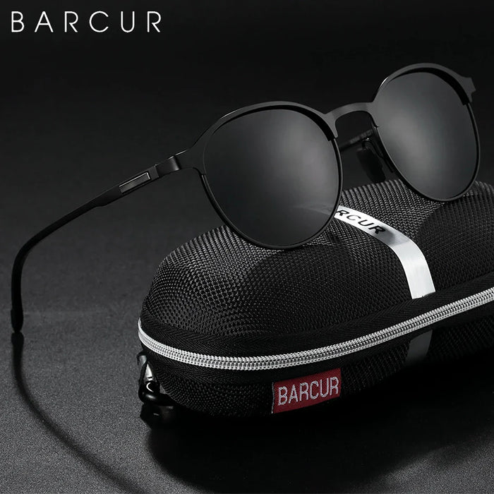 BARCUR Trendy Sunglasses Women’s Polarized Round