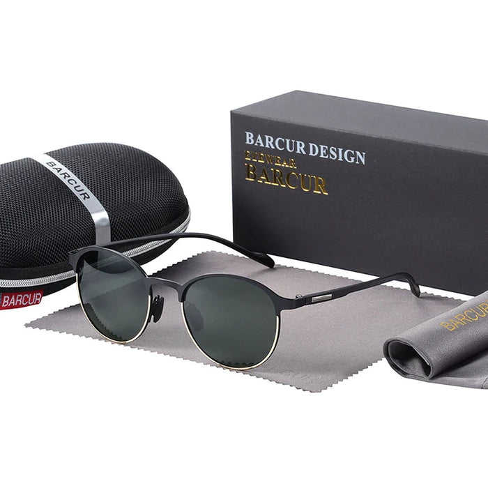 BARCUR Trendy Sunglasses Women’s Polarized Round