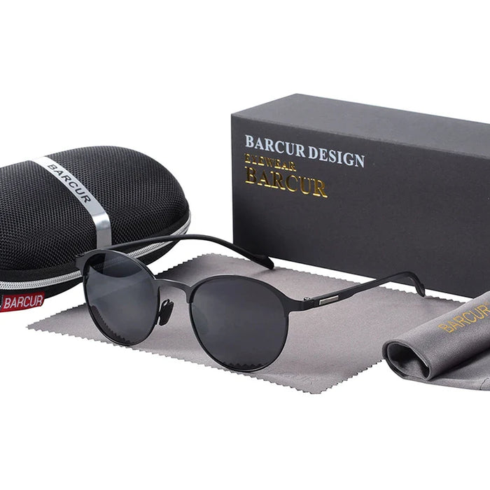 BARCUR Trendy Sunglasses Women’s Polarized Round