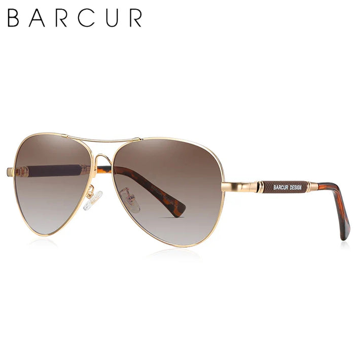 BARCUR Polarized Pilot Sunglasses