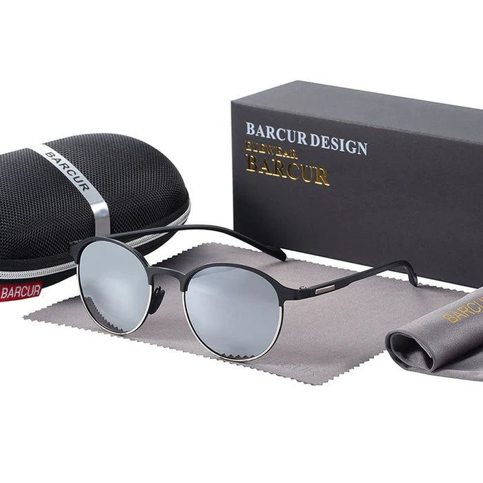 BARCUR Trendy Sunglasses Women’s Polarized Round