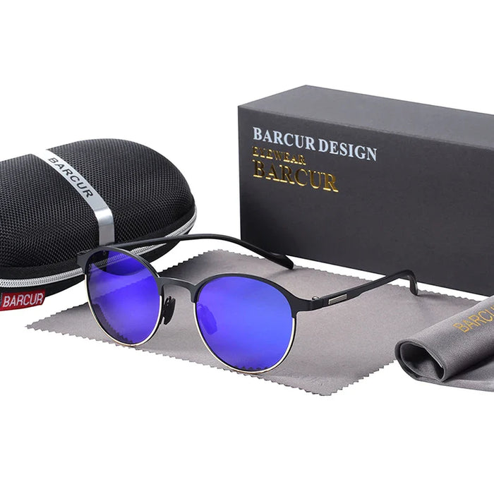 BARCUR Trendy Sunglasses Women’s Polarized Round
