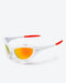 GLEAMLEY Vortex - Gold Mirrored Lenses, White Frame - Product image