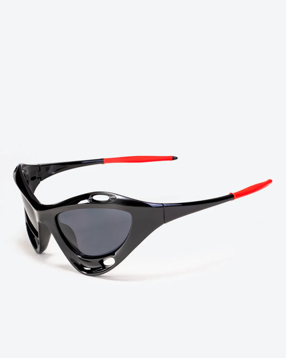 GLEAMLEY Vortex - Gold Mirrored Lenses, White Frame - Product image