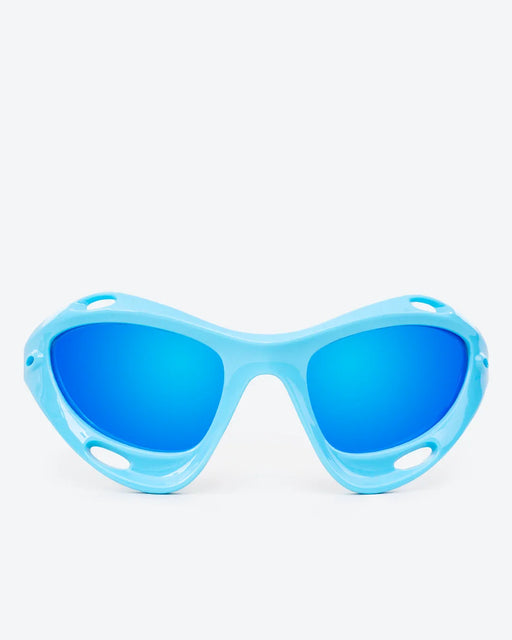 GLEAMLEY Vortex - Blue Mirrored Lenses, Blue Frame - Product image