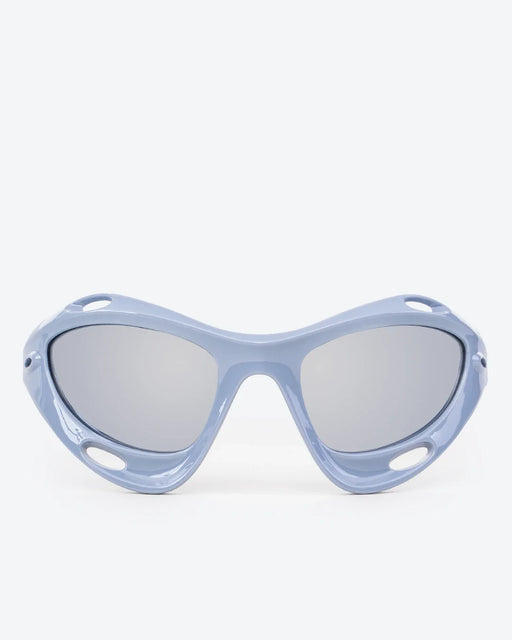 GLEAMLEY Vortex - Silver Mirrored Lenses, Slate Blue Frame - Product image