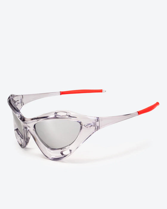 GLEAMLEY Vortex - Blue Mirrored Lenses, Blue Frame - Product image