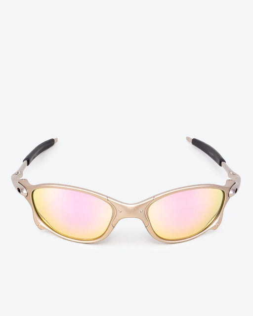 GLEAMLEY Vanguard - Amber Mirrored Lenses, Matte Silver Frame - Product image