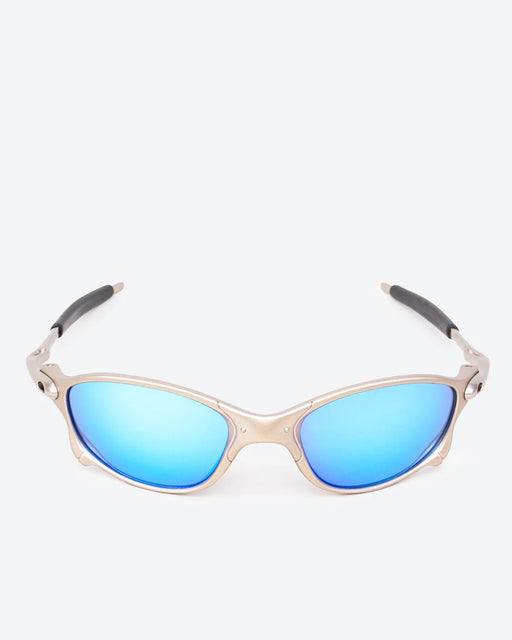 GLEAMLEY Vanguard - Blue Mirrored Lenses, Matte Silver Frame - Product image