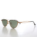 SUNGLASS MUSEUM Gold Semi-Oval Vintage Sunglasses - Veanne - Product image