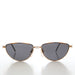 SUNGLASS MUSEUM Gold Semi-Oval Vintage Sunglasses - Veanne - Product image