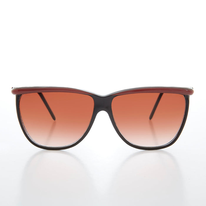 SUNGLASS MUSEUM Women's Sunglasses with Colored Brow Line - Verla