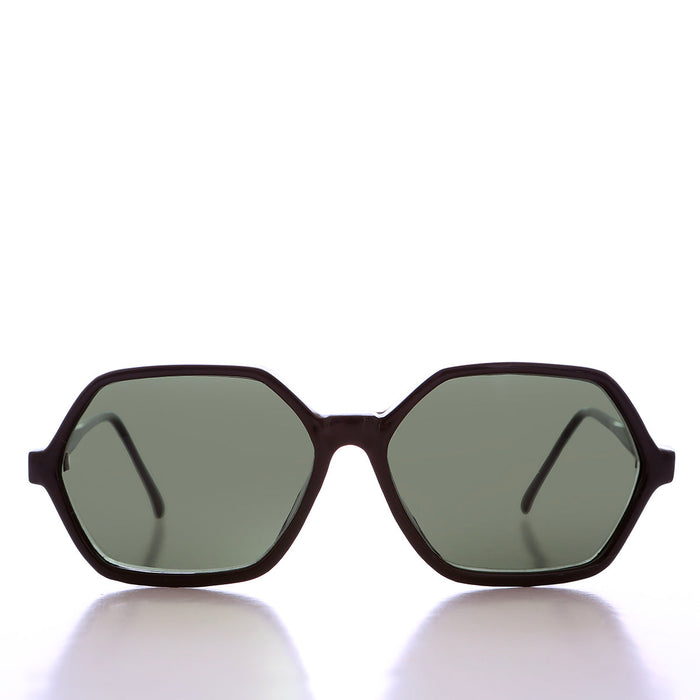 SUNGLASS MUSEUM Hexagon Frame Vintage Sunglasses - Vermont