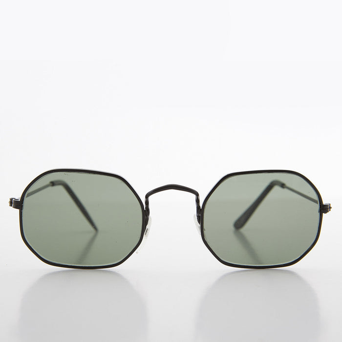 SUNGLASS MUSEUM Octagonal Metal Frame Sunglass with Glass Lens - Vine