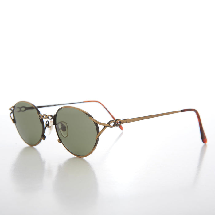 SUNGLASS MUSEUM Oval Cat Eye 90s Vintage Sunglasses - Vista