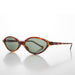 image of sunglasses model SUNGLASS MUSEUM Punk Rock Oval Narrow Cat Eye Vintage Sunglass - Viveca
