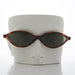 image of sunglasses model SUNGLASS MUSEUM Punk Rock Oval Narrow Cat Eye Vintage Sunglass - Viveca