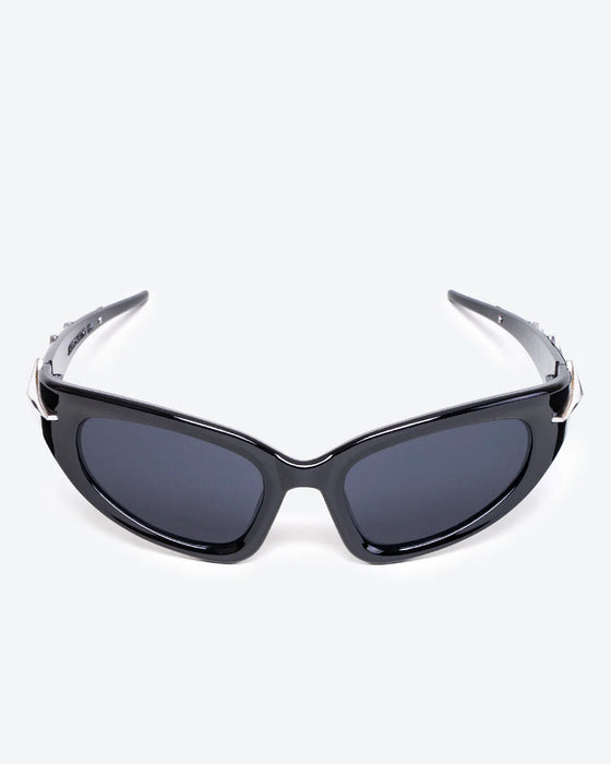 GLEAMLEY VERVE - Black Lenses, White Frame - Product image