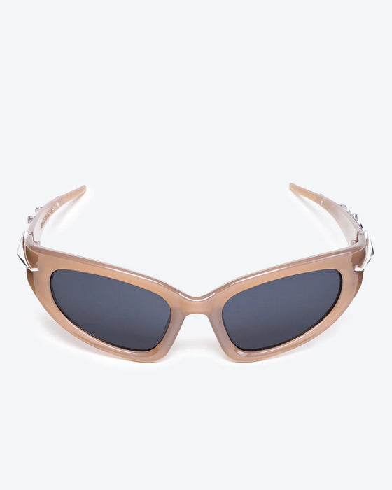 GLEAMLEY VERVE - Black Lenses, White Frame - Product image