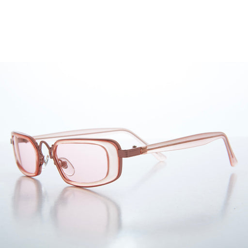 image of sunglasses model SUNGLASS MUSEUM SUNGLASS MUSEUM Colorful Rectangle Vintage Sunglasses - Wiggins