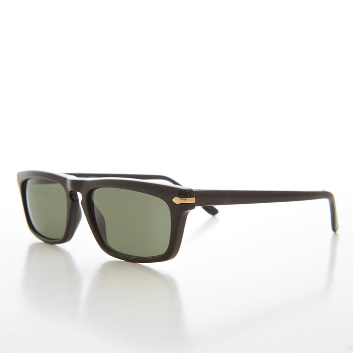 SUNGLASS MUSEUM Slim Rectangular Beatnik Vintage Sunglass - Wilde