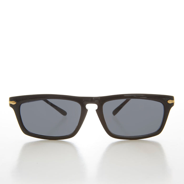 SUNGLASS MUSEUM Slim Rectangular Beatnik Vintage Sunglass - Wilde