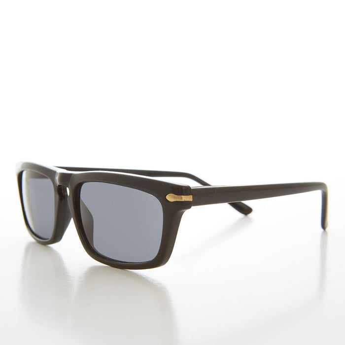 SUNGLASS MUSEUM Slim Rectangular Beatnik Vintage Sunglass - Wilde