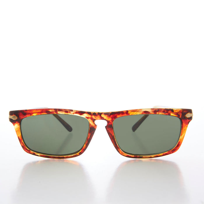 SUNGLASS MUSEUM Slim Rectangular Beatnik Vintage Sunglass - Wilde