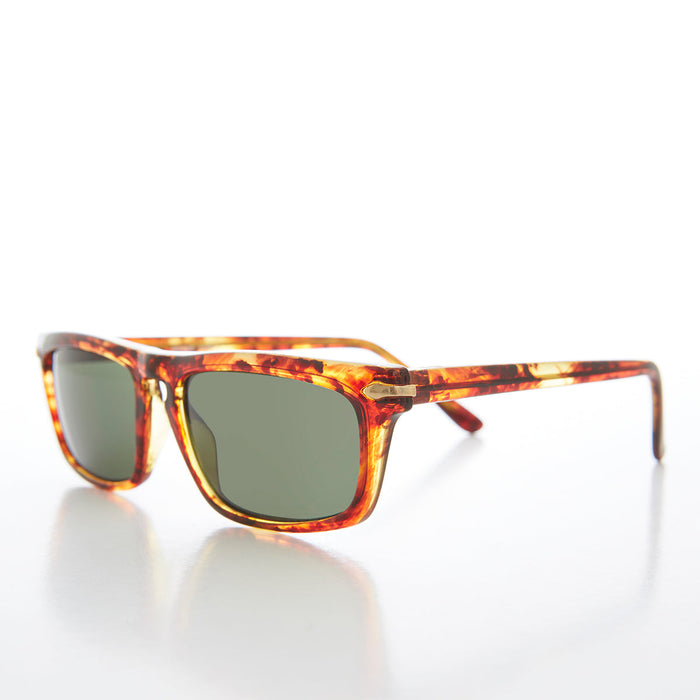 SUNGLASS MUSEUM Slim Rectangular Beatnik Vintage Sunglass - Wilde