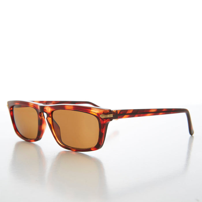 SUNGLASS MUSEUM Slim Rectangular Beatnik Vintage Sunglass - Wilde