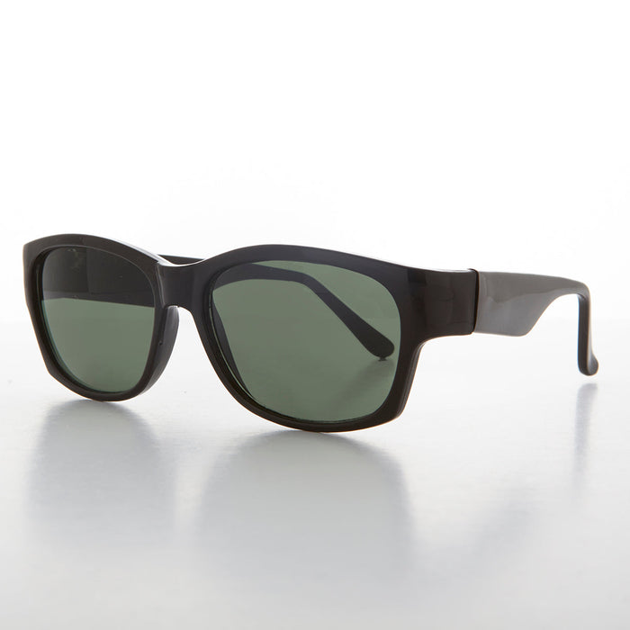 image of sunglasses model SUNGLASS MUSEUM SUNGLASS MUSEUM Sporty Vintage Wrap Style Sunglass with Wide Temples - Wiley