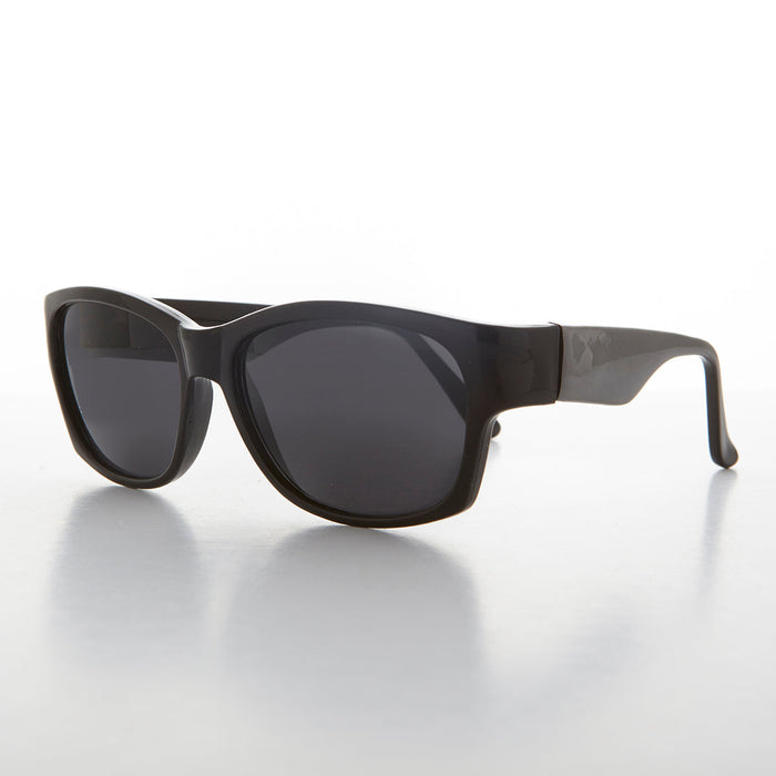 image of sunglasses model SUNGLASS MUSEUM SUNGLASS MUSEUM Sporty Vintage Wrap Style Sunglass with Wide Temples - Wiley