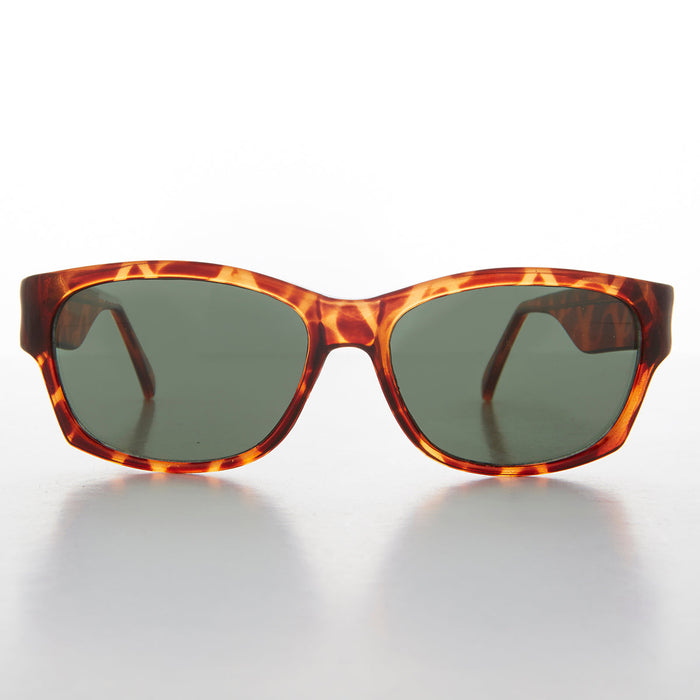 image of sunglasses model SUNGLASS MUSEUM SUNGLASS MUSEUM Sporty Vintage Wrap Style Sunglass with Wide Temples - Wiley