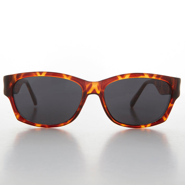 SUNGLASS MUSEUM Sporty Vintage Wrap Style Sunglass with Wide Temples - Wiley