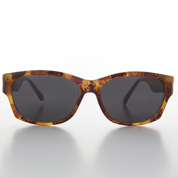 SUNGLASS MUSEUM Sporty Vintage Wrap Style Sunglass with Wide Temples - Wiley