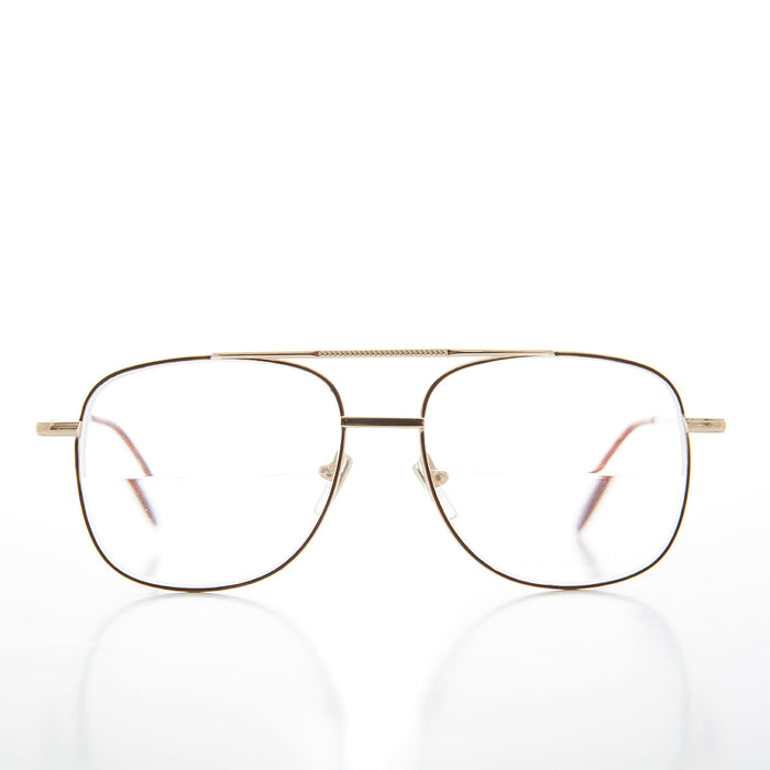 SUNGLASS MUSEUM Aviator Reading Glasses - Wilton