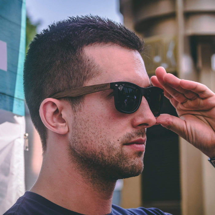 Mozz American Walnut Wooden Sunglasses | Polarized | Joycoast